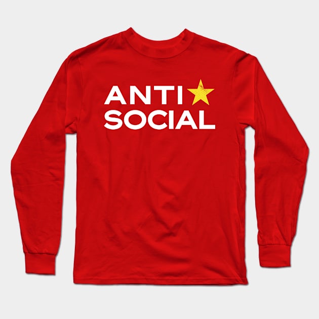 ANTI SOCIAL Long Sleeve T-Shirt by hamiltonarts